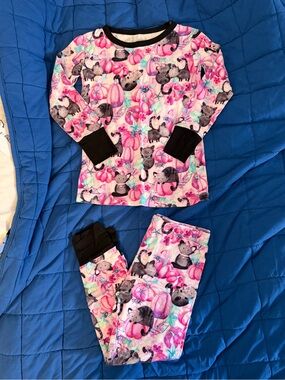 Birdie Bean Buffy Long Sleeve Pants Bamboo Pajamas 3T VGUC